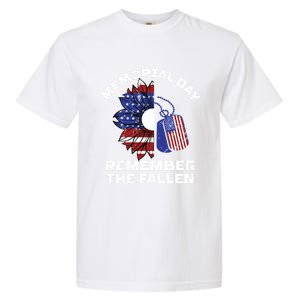 Memorial Day Remember The Fallen Honor Those Who Served Cute Gift Garment-Dyed Heavyweight T-Shirt