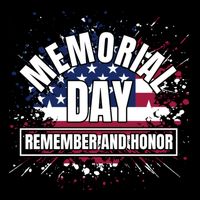 Memorial Day Remember And Honor Fun Veteran Graphic Great Gift Drawstring Bag