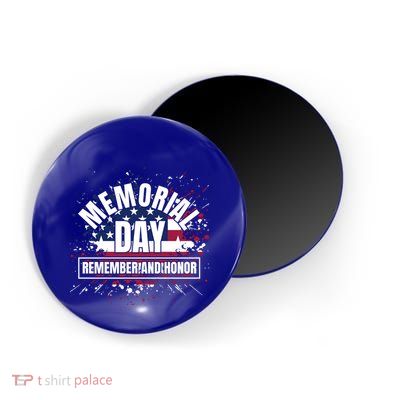 Memorial Day Remember And Honor Fun Veteran Graphic Great Gift Magnet