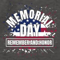 Memorial Day Remember And Honor Fun Veteran Graphic Great Gift Vector Backpack
