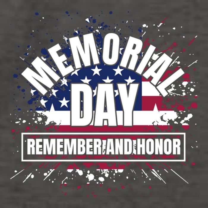 Memorial Day Remember And Honor Fun Veteran Graphic Great Gift Vector Backpack