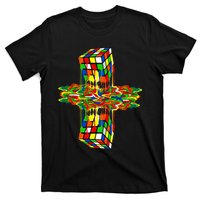 Melting Down Rubik Rubix Rubics Player Cube T-Shirt