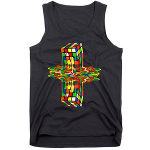 Melting Down Rubik Rubix Rubics Player Cube Tank Top