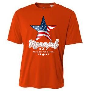 Memorial Day Remember And Honor Gift Cooling Performance Crew T-Shirt