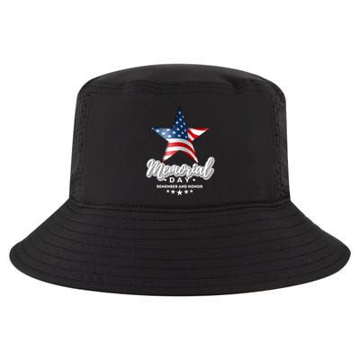 Memorial Day Remember And Honor Gift Cool Comfort Performance Bucket Hat