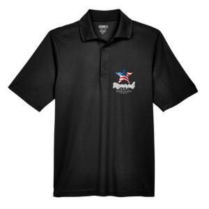 Memorial Day Remember And Honor Gift Men's Origin Performance Pique Polo