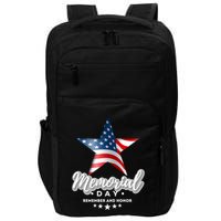 Memorial Day Remember And Honor Gift Impact Tech Backpack