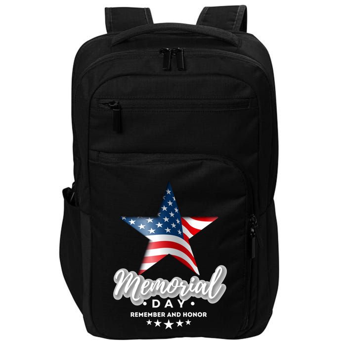 Memorial Day Remember And Honor Gift Impact Tech Backpack