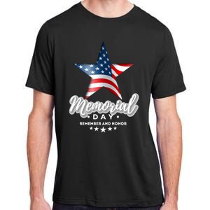 Memorial Day Remember And Honor Gift Adult ChromaSoft Performance T-Shirt