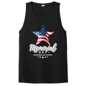 Memorial Day Remember And Honor Gift PosiCharge Competitor Tank