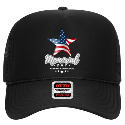 Memorial Day Remember And Honor Gift Trucker Hat