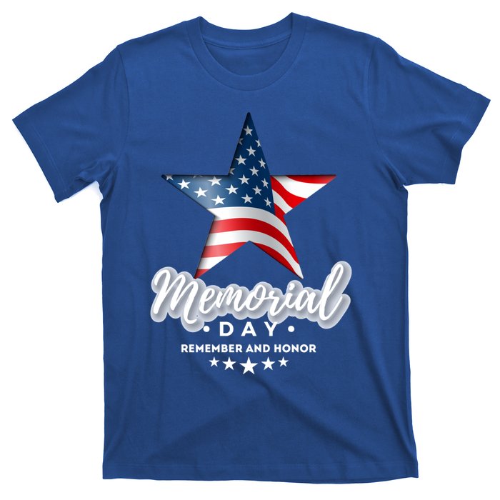 Memorial Day Remember And Honor Gift T-Shirt