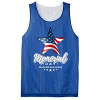 Memorial Day Remember And Honor Gift Mesh Reversible Basketball Jersey Tank