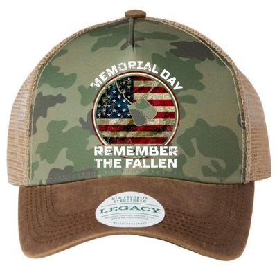 Memorial Day Remember The Fallen Us Vintage Veteran Military Legacy Tie Dye Trucker Hat