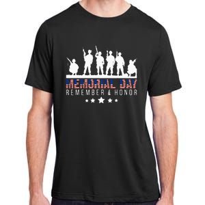 Memorial Day Remember Honor Veteran Usa Flag Pateriot Army Adult ChromaSoft Performance T-Shirt