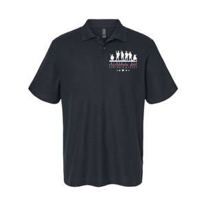 Memorial Day Remember Honor Veteran Usa Flag Pateriot Army Softstyle Adult Sport Polo