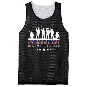 Memorial Day Remember Honor Veteran Usa Flag Pateriot Army Mesh Reversible Basketball Jersey Tank