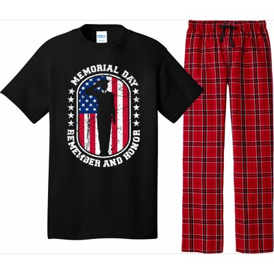 Memorial Day Remember Honor Veterans Sacrifice For Freedom Cute Gift Pajama Set