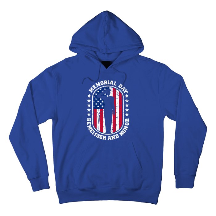 Memorial Day Remember Honor Veterans Sacrifice For Freedom Cute Gift Hoodie