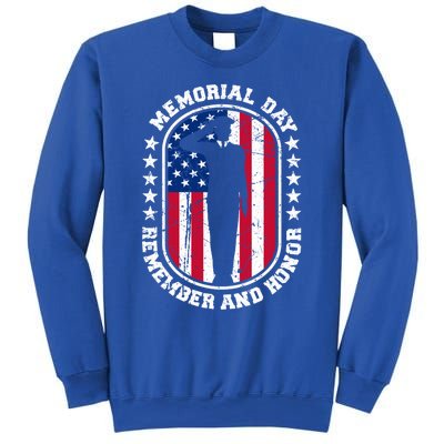 Memorial Day Remember Honor Veterans Sacrifice For Freedom Cute Gift Sweatshirt