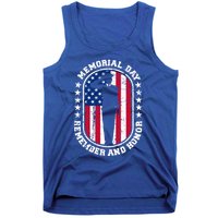 Memorial Day Remember Honor Veterans Sacrifice For Freedom Cute Gift Tank Top