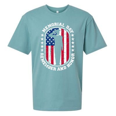 Memorial Day Remember Honor Veterans Sacrifice For Freedom Cute Gift Sueded Cloud Jersey T-Shirt