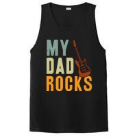 My Dad Rocks FatherS Day Graphic PosiCharge Competitor Tank