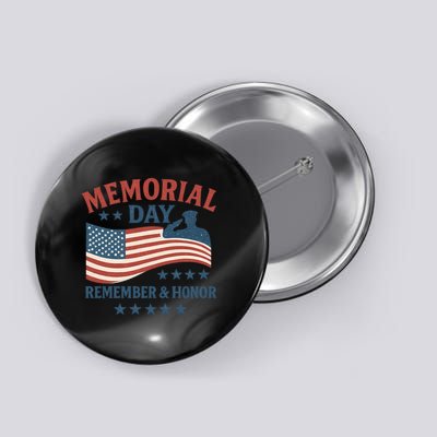 Memorial Day Remember & Honor Button