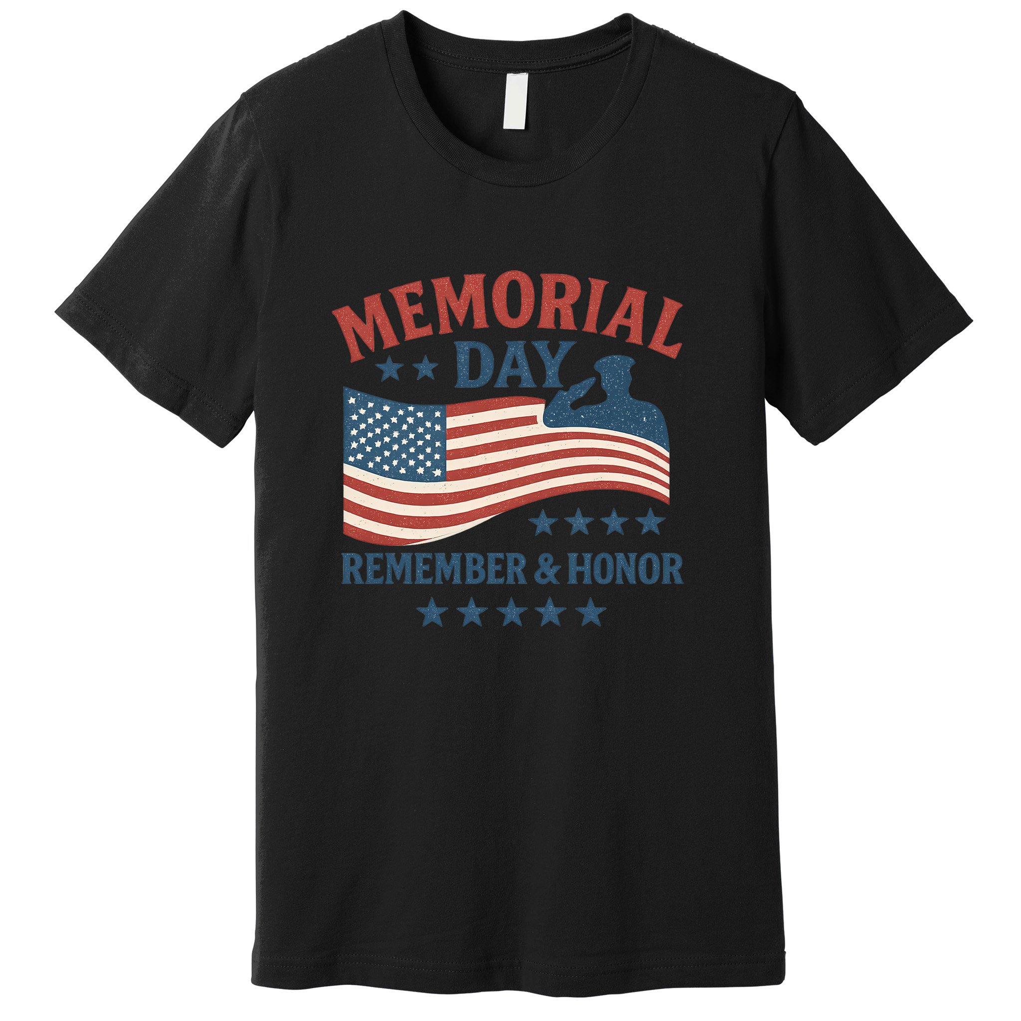 Memorial Day Remember & Honor Premium T-Shirt