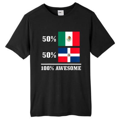 Mexico Dominican Republic Mexican Flag Pride Funny Tall Fusion ChromaSoft Performance T-Shirt