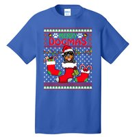 Merry Dogmas Rottweiler Dog Funny Ugly Christmas Xmas Funny Gift Tall T-Shirt