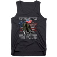 Memorial Day Remember The Fallen Veteran Military Vintage Tank Top