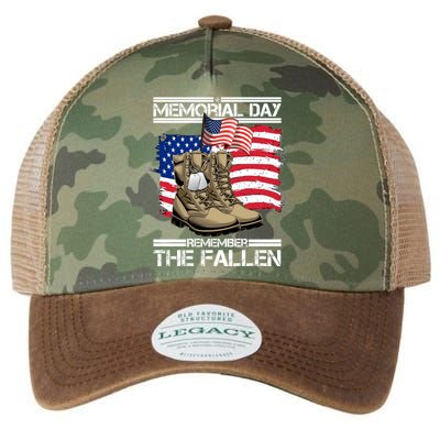 Memorial Day Remember The Fallen Legacy Tie Dye Trucker Hat