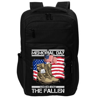 Memorial Day Remember The Fallen Impact Tech Backpack