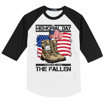 Memorial Day Remember The Fallen Baseball Sleeve Shirt