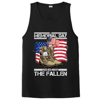 Memorial Day Remember The Fallen PosiCharge Competitor Tank