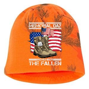 Memorial Day Remember The Fallen Kati - Camo Knit Beanie