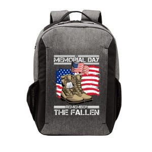 Memorial Day Remember The Fallen Vector Backpack