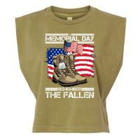 Memorial Day Remember The Fallen Garment-Dyed Women's Muscle Tee