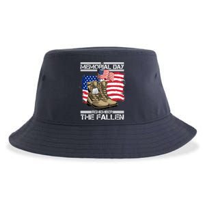 Memorial Day Remember The Fallen Sustainable Bucket Hat