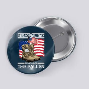 Memorial Day Remember The Fallen Button