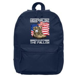 Memorial Day Remember The Fallen 16 in Basic Backpack