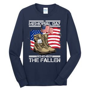 Memorial Day Remember The Fallen Tall Long Sleeve T-Shirt