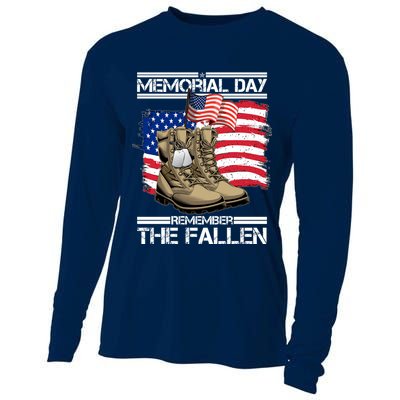 Memorial Day Remember The Fallen Cooling Performance Long Sleeve Crew