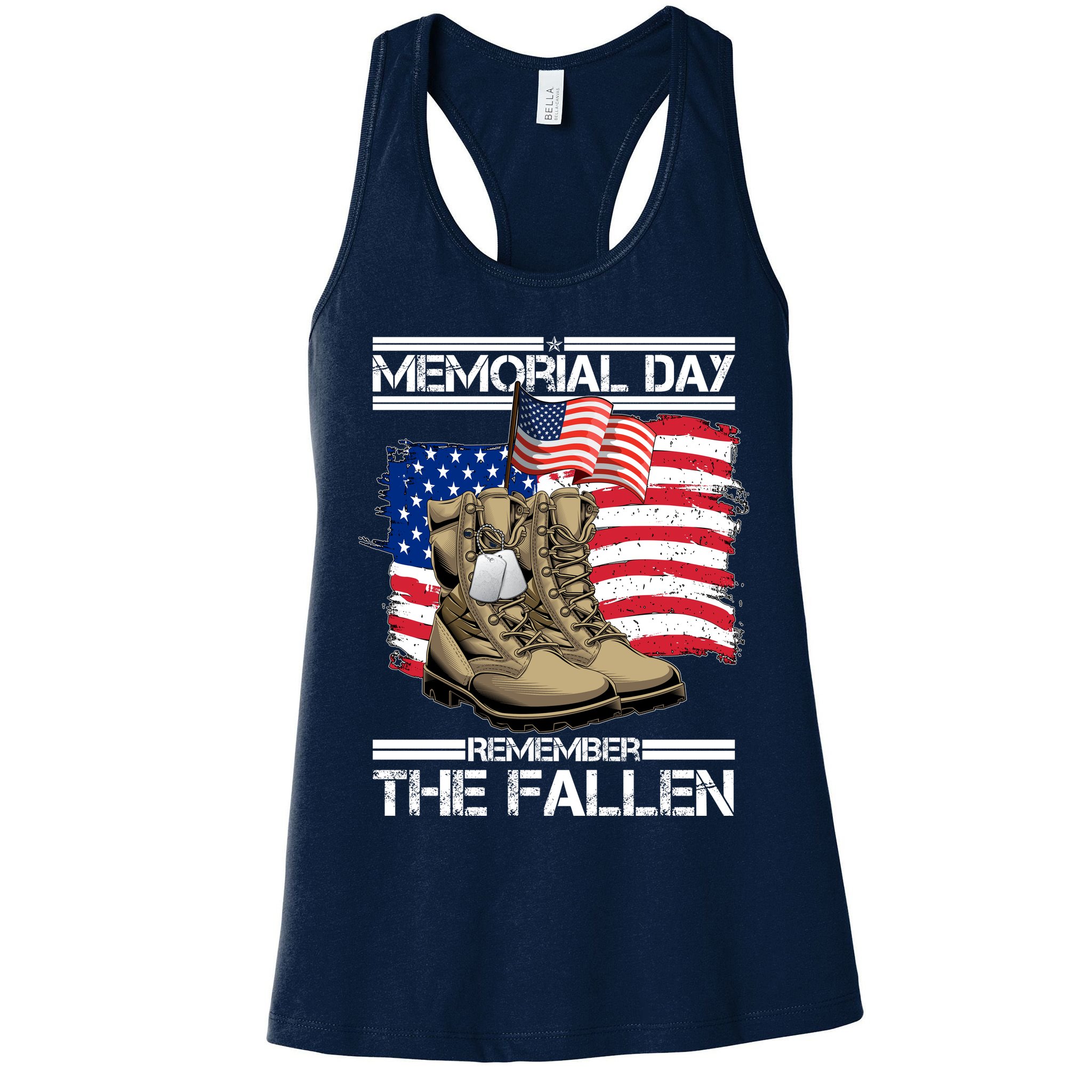 Memorial Day Remember The Fallen Womens Tank Top