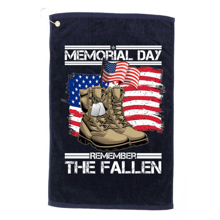 Memorial Day Remember The Fallen Golf Towel