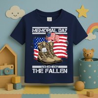 Memorial Day Remember The Fallen Toddler T-Shirt