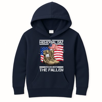 Memorial Day Remember The Fallen Kids Hoodie