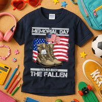 Memorial Day Remember The Fallen Kids T-Shirt
