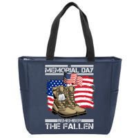 Memorial Day Remember The Fallen Zip Tote Bag